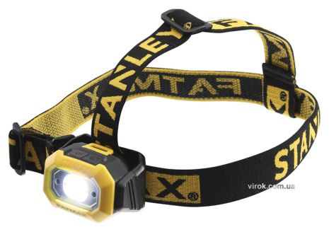 Фонарь на лоб "FatMax" : LED-диодный, 2 режима 50/200 Lm, с живлен.- 3 ААА батарейки Stanley FMHT81509-0