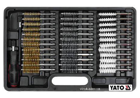 Набор щеток для свечных гнезд 38 шт., Yato YT-08196