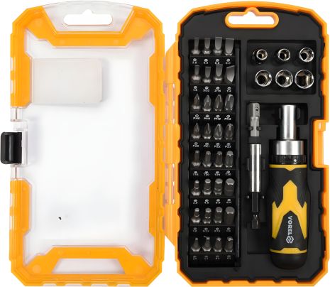 Викрутка з храповими змінними біт 41SZT Vorel 64385 - універсальний інструмент