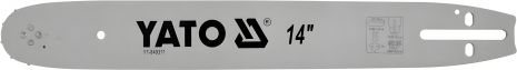 Напрямна шина ланцюгової пилки l= 14"/ 36 см (60 ланок) для ланцюгів YT-84940, YT-84963 Yato YT-849311