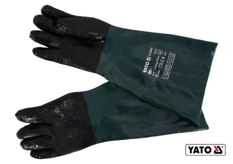 Рукавицы для пескоструйных работ Yato YT-55846
