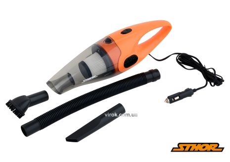 Автомобильный пылесос STHOR 12 В, 100 Вт, HEPA фильтр, насадки, сумка Vorel 82952 Автомобильный пылесос STHOR 12 В, 100 Вт, HEPA фильтр, насадки, сумка Vorel 82952