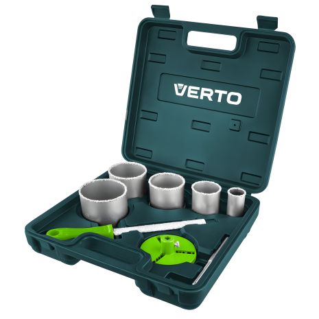 Коронки с напылением для бетона, кирпича, плитки 5 ед., Verto 60H900