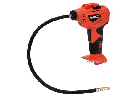 Акумуляторний компресор Li-Ion 18 В, 1 МПа, 14 л/хв (без акумулятора) YaTo YT-82895 Акумуляторний компресор Li-Ion 18 В, 1 МПа, 14 л/хв (без акумулятора) YaTo YT-82895