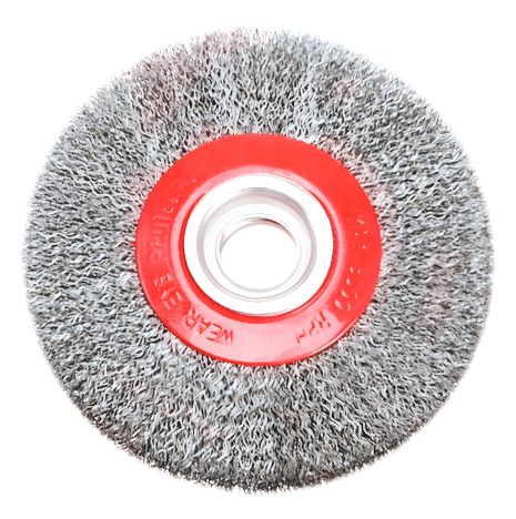Дискова дротяна щітка 125 x 20 мм, рифлений дріт Verto 62H210 Дискова дротяна щітка 125 x 20 мм, рифлений дріт Verto 62H210