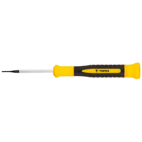 Отвертка прецизионная Torx, поворотная насадка, закаленное жало, намагниченное жало, сталь CrV, двухкомпонентная рукоятка Topex 39D775 Отвертка прецизионная Torx, поворотная насадка, закаленное жало, намагниченное жало, сталь CrV, двухкомпонентная рукоятка Topex 39D775