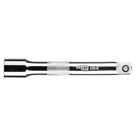 Подовжувач 1/2, сталь CrV, 125 мм, DIN3123 NEO (08-552) Подовжувач 1/2, сталь CrV, 125 мм, DIN3123 NEO (08-552)