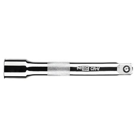 Удлинитель 1/2 дюйма, 125 мм, сталь CrV, DIN3123 от NEO (08-552)