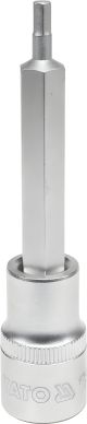 Yato YT-04390, головка з вставкою HEX, 1/2", 4 мм, 100 мм