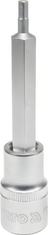 Yato YT-04390, головка з вставкою HEX, 1/2", 4 мм, 100 мм