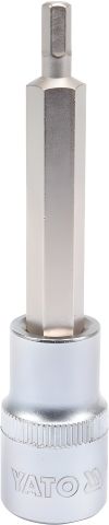 Головка з вставкою HEX 1/2" 5 мм 100 мм Yato YT-04391