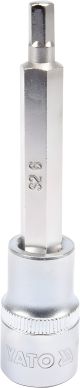 Шестигранная вставка 1/2" 6 мм 100 мм Yato YT-04392