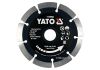 Алмазный диск отрезной по камню и бетону Ø=125x2x10x22.2 мм, YaTo YT-59962 (для мокрого и сухого реза)