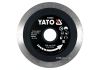 Диск відрізний алмазний для гресу, скла, кераміки Ø=115х1.6х10х22.2 мм, мокрий/сухий режим, YaTo YT-59951