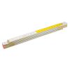 Складний дерев'яний метр, біло-жовтий Topex 26C006