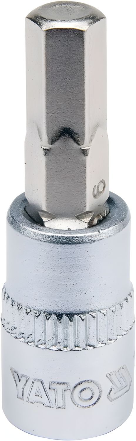 Головка торцева з викрутковою насадкою HEX 1/4" H6 x 37 мм Yato YT-04373