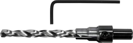 Конфірматне свердло по дереву Ø= 7/10 мм, хвостовик Ø= 8 мм, з 6-гран. ключем Yato YT-33023