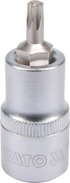 Головка торцевая с отверточной насадкой TORX 1/2" Т27 55 мм Yato YT-04312