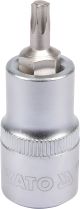 Головка торцевая с отверточной насадкой TORX 1/2" Т27 55 мм Yato YT-04312