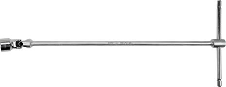 Т-подібний ключ з М18 мм торцевою головкою та карданом, 180 х 450 мм, Yato YT-15283