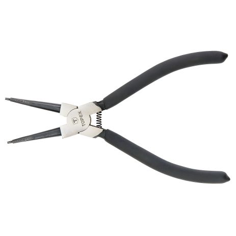 Прямые щипцы для стопорных колец, внутренние, для колец 19-60 мм, диаметр наконечника 1,8 мм, Topex 32D308