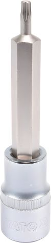 Торцева головка з викрутковою насадкою TORX 1/2" Т20 100 мм Yato YT-04320