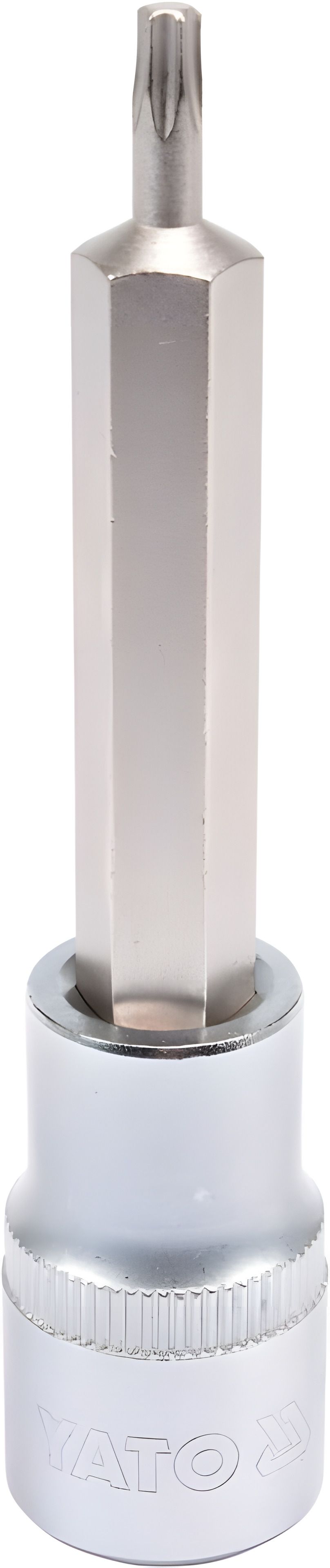 Торцева головка з викрутковою насадкою TORX 1/2" Т20 100 мм Yato YT-04320 Торцева головка з викрутковою насадкою TORX 1/2" Т20 100 мм Yato YT-04320