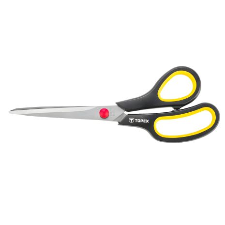 Ножницы 220 мм, прорезиненные ручки, закаленные лезвия Topex 17B722