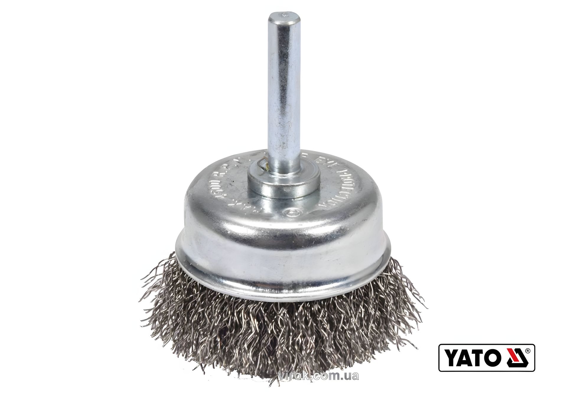 Щітка дротяна для дриля 50мм нержавіюча Yato YT-47497 Щітка дротяна для дриля 50мм нержавіюча Yato YT-47497