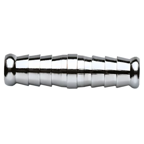 Латунна муфта під шланг двостороння, нікельована, 12 мм, NEO 12-613