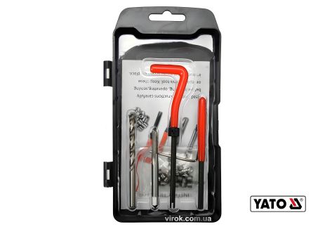 Набір для ремонту різьблення М5x0,8 мм. Yato YT-17631 Набір для ремонту різьблення М5x0,8 мм. Yato YT-17631