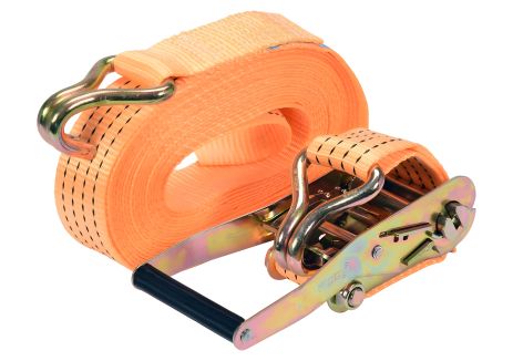 Ремінь з тріскачкою для кріплення багажу, сила натягу – 200/400 кг, 10 м х 50 мм Vorel 82411