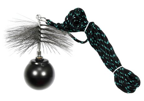 Комплект для очистки дымоходов : шнур Ø= 6 мм, l= 10 м; ерш Ø= 200 мм; гиря - 1.8 кг Vorel 73034 Комплект для очистки дымоходов : шнур Ø= 6 мм, l= 10 м; ерш Ø= 200 мм; гиря - 1.8 кг Vorel 73034