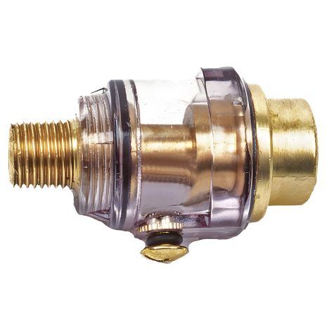 Маслоподаючі пристрої для пневматичного інструменту, "міні", 1/4, прозорий корпус Topex 74L240