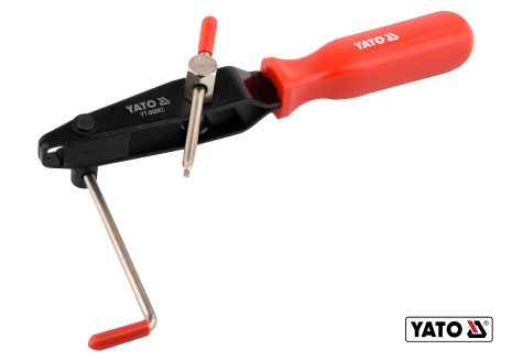 Щипці для хомутів Yato YT-06062, на кожухи шарнірів з полосою до 10 мм