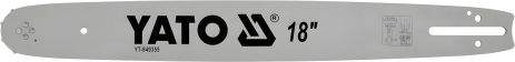 18" направляющая шина для цепной пилы длинной 45 см (62 звена) для цепей YT-84956, YT-84960 Yato YT-849355 18" направляющая шина для цепной пилы длинной 45 см (62 звена) для цепей YT-84956, YT-84960 Yato YT-849355