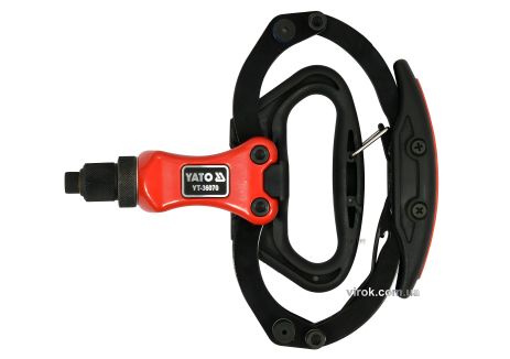 Заклепочник для Ø=2.4, 3.2, 4, 4.8 мм заклепок, 190-270 мм Yato YT-36070