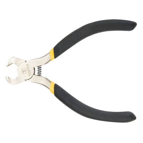 Прецизионные торцевые кусачки 115 мм, рукоятки с эластичным покрытием Topex 32D725