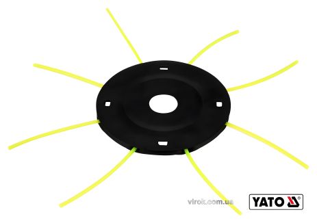 Сталева головка для тримерів Ø2-3 мм 300-430 мм Yato YT-85135 Сталева головка для тримерів Ø2-3 мм 300-430 мм Yato YT-85135