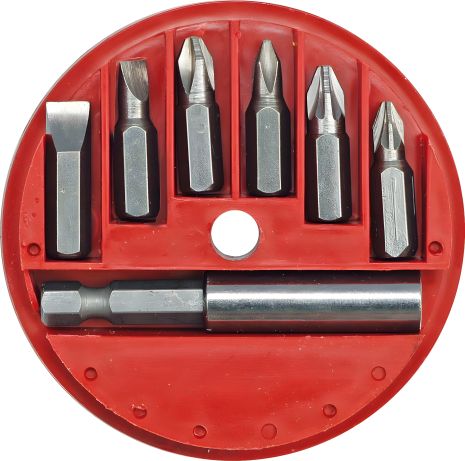 Набір із 6 біт з магнітним адаптером Vorel 66080 Набір із 6 біт з магнітним адаптером Vorel 66080