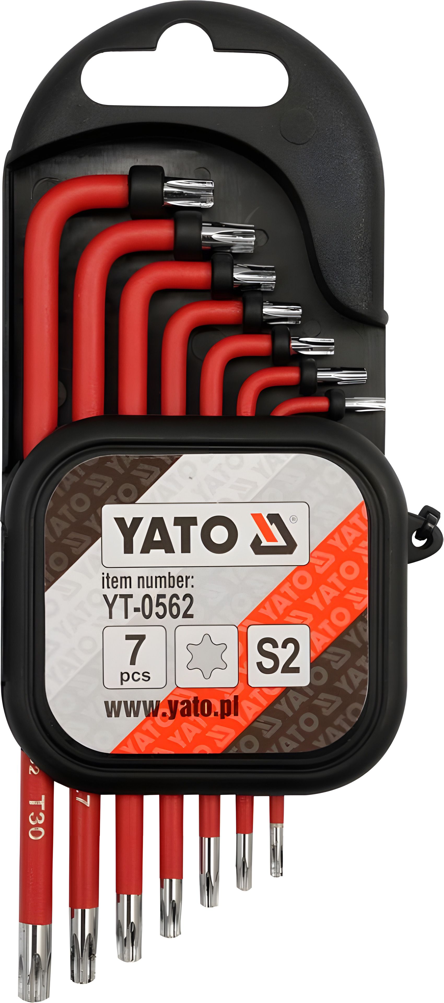 Torx T9-T30 Набір ключів 7 шт. YT-0562 Yato Torx T9-T30 Набір ключів 7 шт. YT-0562 Yato