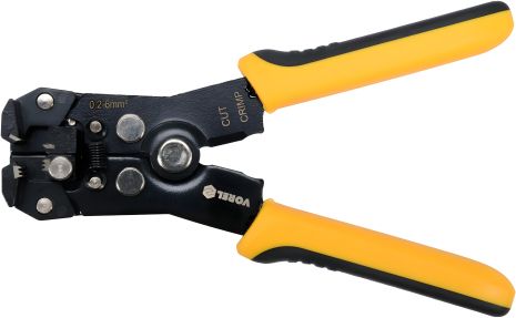 Автоматический съемник изоляции 160 мм для кабелей 0.2-6 мм2 Vorel 45160