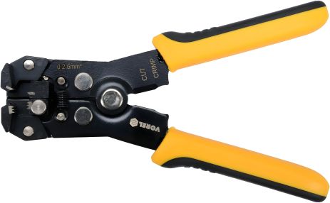 Автоматический съемник изоляции 160 мм для кабелей 0.2-6 мм2 Vorel 45160 Автоматический съемник изоляции 160 мм для кабелей 0.2-6 мм2 Vorel 45160