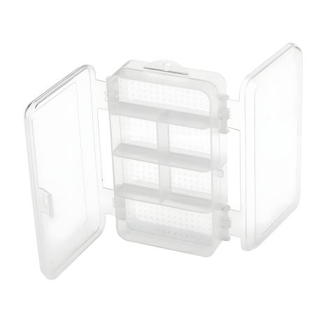 Пластмасовий органайзер 15.2 x 9.5 x 4.2 см із 10 регульованими перегородками, пластмасові замки Topex 79R174 Пластмасовий органайзер 15.2 x 9.5 x 4.2 см із 10 регульованими перегородками, пластмасові замки Topex 79R174