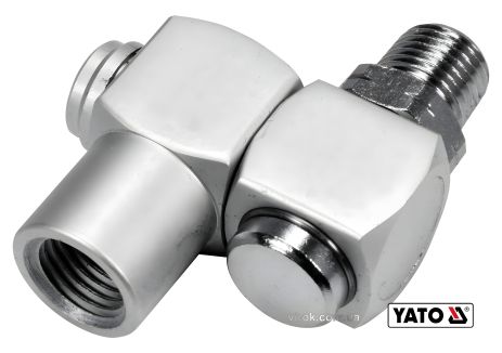 Пневматический шарнир 1/4 Yato YT-24130