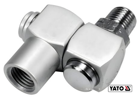 Пневматический шарнир 1/4 Yato YT-24130