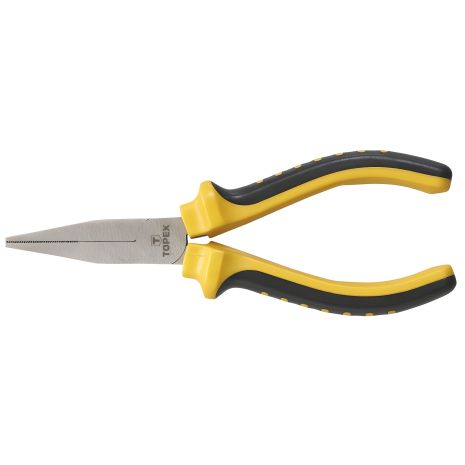Плоскогубцы 160 мм с двухкомпонентной рукояткой, сталь CS Topex 32D108