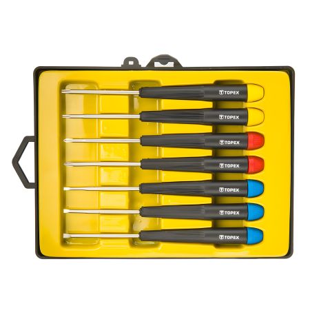 Набір прецизійних викруток Topex 39D552 (7 шт) Набір прецизійних викруток Topex 39D552 (7 шт)