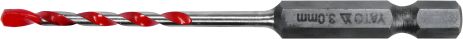 Універсальне свердло YG6X 3 x 85/30 мм HEX-1/4" Yato YT-44780