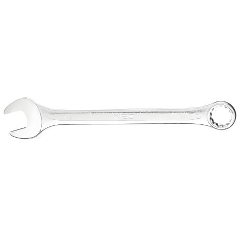 Ключ комбінований 14 мм, сталь CrV, DIN3113, перештампований, сатинований, полірована головка, вигнута під кутом 15 ° NEO 09-714